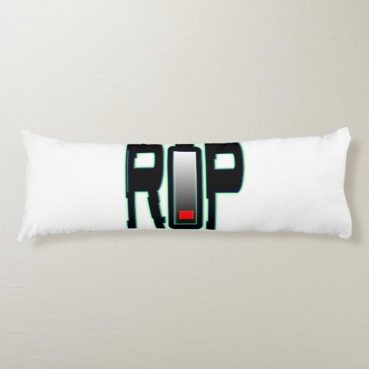 RIP batterij lichaam kussen (Voorkant)