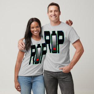 RIP-batterij Mannen T-shirt