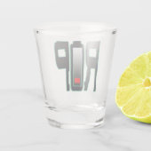 RIP batterij Shot glas (Achterkant)