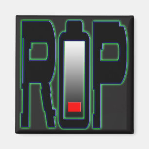 RIP batterij vierkante magneet