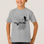 Rip de Net Hockey Player T-shirt (Voorkant)