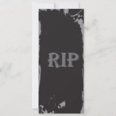 RIP - Echt interessante partijuitnodiging Hallowee Kaart (Voorkant)