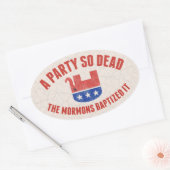 RIP-GOP OVALE STICKER (Envelop)