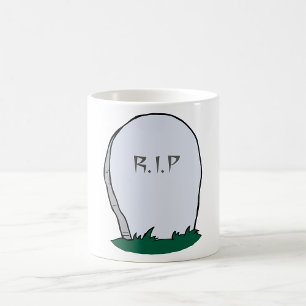 RIP Gravestone Cemetery Coffee-Mok Koffiemok