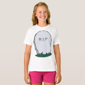 RIP Gravestone Cemetery T-Shirt (Voorkant volledig)