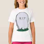 RIP Gravestone Cemetery T-Shirt (Voorkant)