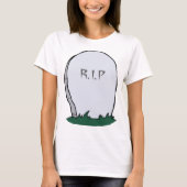 RIP Gravestone Cemetery T-Shirt (Voorkant)