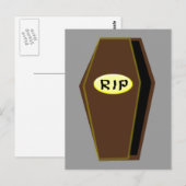 RIP Halloween café de Doom carte postale (Devant / Derrière)