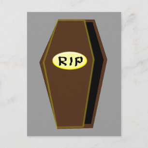 RIP Halloween café de Doom carte postale