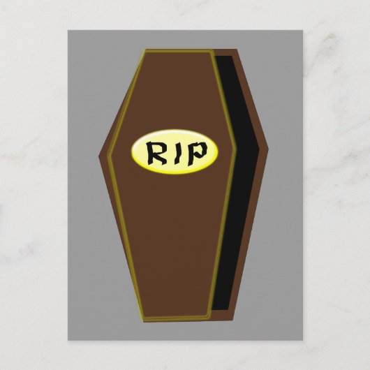 RIP Halloween café de Doom carte postale (Devant)