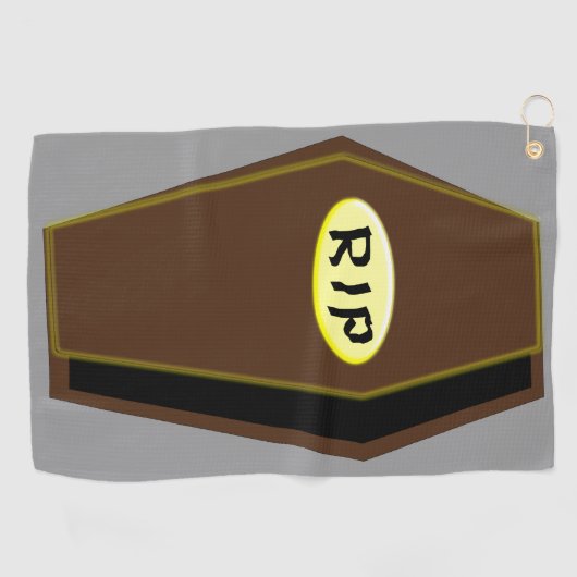 RIP Halloween Café de Doom Golf Serviette (Horizontal)