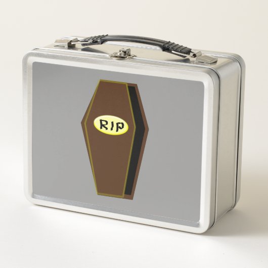 RIP Halloween Café de Doom Metal Lunchbox (Devant)