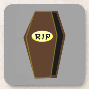 RIP Halloween Cafin de Doom Dessous de verre