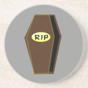 RIP Halloween Cafin de Doom Dessous de verre