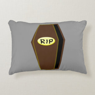 RIP Halloween Coffin of Doom Pillow Decoratief Kussen