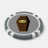 RIP Halloween Coffin van Doom Poker Chips (Enkel)