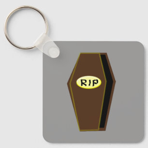 RIP Halloween Coffin van Douane van Doom Sleutelhanger