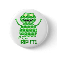 Rip het! Vector Crochet Frog