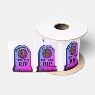 RIP Lincoln cent – Ontwerp Inflatie Grafsteen Lint