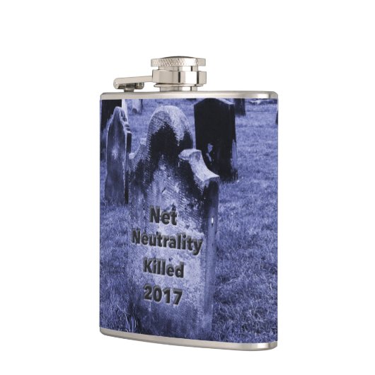 RIP Net Neutrality Gravestone Heupfles (Links)