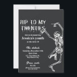 RIP To My Twenties 30th Birthday Party Invitation<br><div class="desc">Fêtez la transition vers une nouvelle décennie avec notre modèle d'invitation "RIP to My Twenties". Ce design numérique capte l'essence de l'humour et de la nostalgie, ce qui le rend parfait pour une célébration mémorable. Dites adieu à votre esprit d'une vingtaine d'années et bienvenue aux aventures passionnantes qui vous attendent....</div>