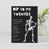 RIP To My Twenties 30th Birthday Party Invitation (Debout devant)