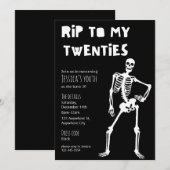 RIP To My Twenties 30th Birthday Party Invitation (Devant / Derrière)