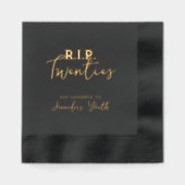 RIP To My Twenties Black 30th Birthday Party (Recto)