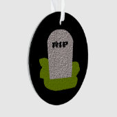 RIP Tombstone AcrylOrnament Ornament (voorkant)