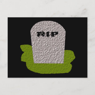 RIP Tombstone-Briefkaart Briefkaart
