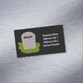 RIP Tombstone Cartes de visite magnétiques (In Situ)