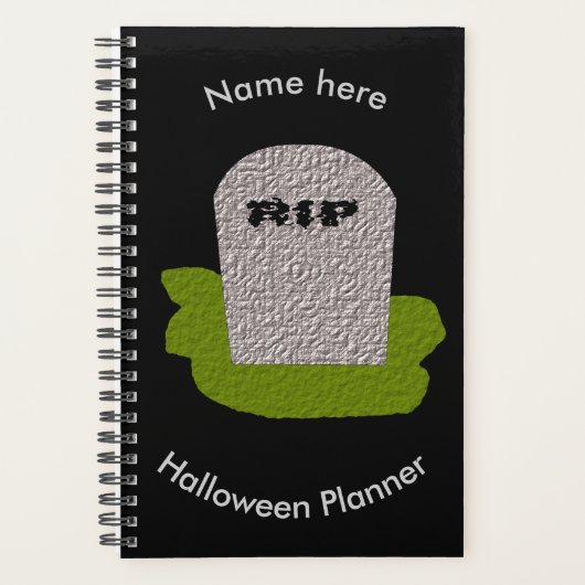 RIP Tombstone Custom Planner (Voorkant)