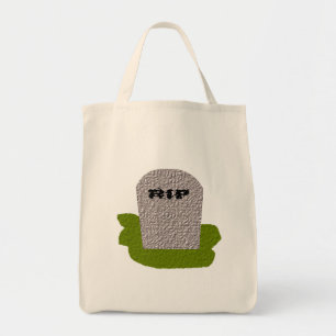 RIP Tombstone Grocery Canvas tas
