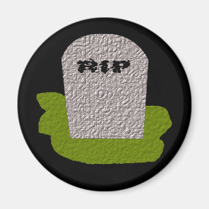 RIP Tombstone Magnet Magneet