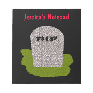 RIP Tombstone - notebook Notitieblok