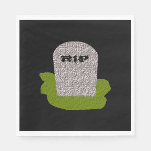 RIP Tombstone Paper Napkins Servet