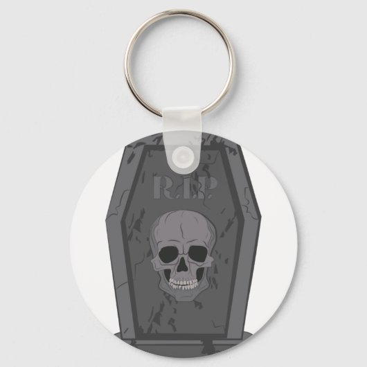 RIP Tombstone Sleutelhanger (Voorkant)