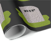 RIP Tombstone Wrapping Paper Cadeaupapier (Rol Hoek)