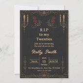 RIP Twenties Fun 30th Birthday Invitation (Devant)