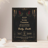 RIP Twenties Fun 30th Birthday Invitation