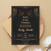 RIP Twenties Fun 30th Birthday Invitation