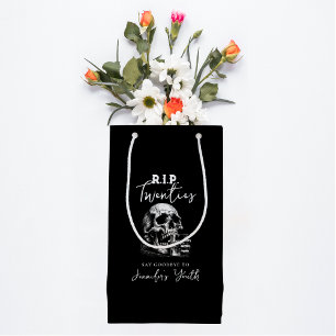 RIP Twintiger Whiskey Gotische Schedel Zwarte Verj Klein Cadeauzakje