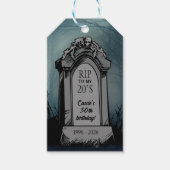 RIP voor mijn 20s verjaardagsfeestje Cadeaulabel (Voorkant)