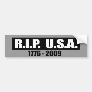 RIP VS - 1776-2009 BUMPERSTICKER