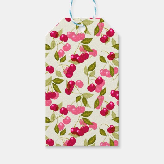 Ripe cherry cadeaulabel (Voorkant)