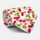 Ripe cherry stropdas (Opgerold)