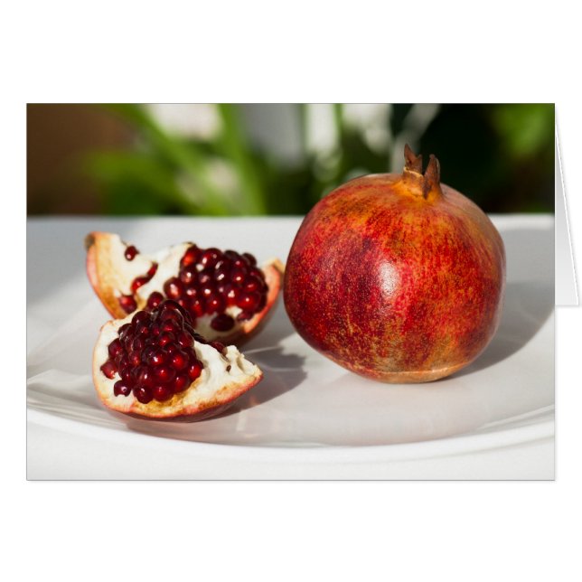 Ripe pomegranaat (Voorkant Horizontaal)