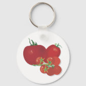 Ripe Red Tomaten Sleutelhanger (Achterkant)