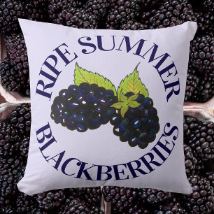 Ripe Summer Blackberry Berry Berry Kussen