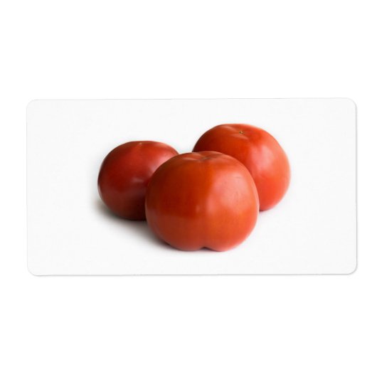 Ripe tomato etiket (Voorkant)
